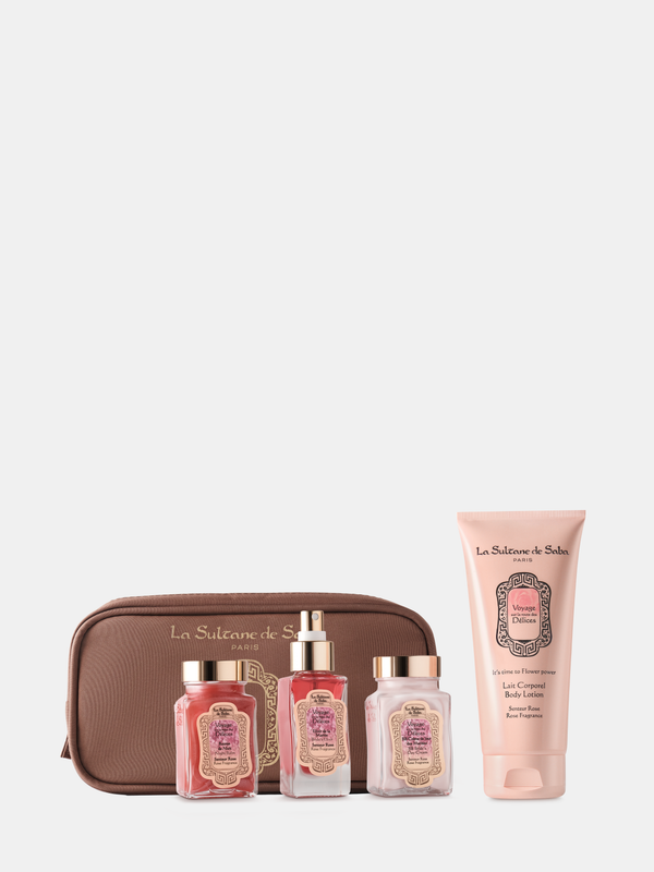 Face & Body Gift Set Rose - BB Bride's Day Cream, Body Lotion, Night Balm, Bride's Elixir