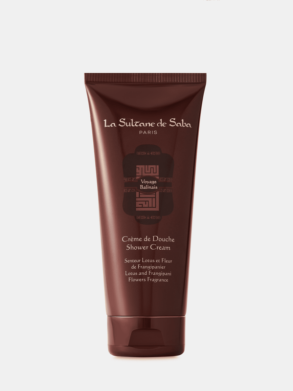 La Sultane de Saba Shower Cream Lotus and Frangipani Flower