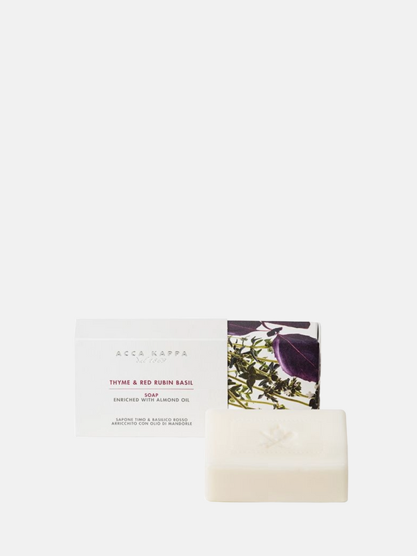 Acca Kappa Thyme & Red Rubin Basil Soap